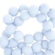 Acrylic beads 4mm round Matt Blissful blue
